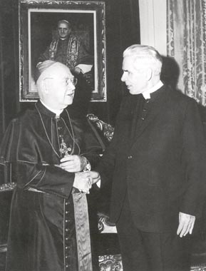 Francis Cardinal Spellman with Sheen